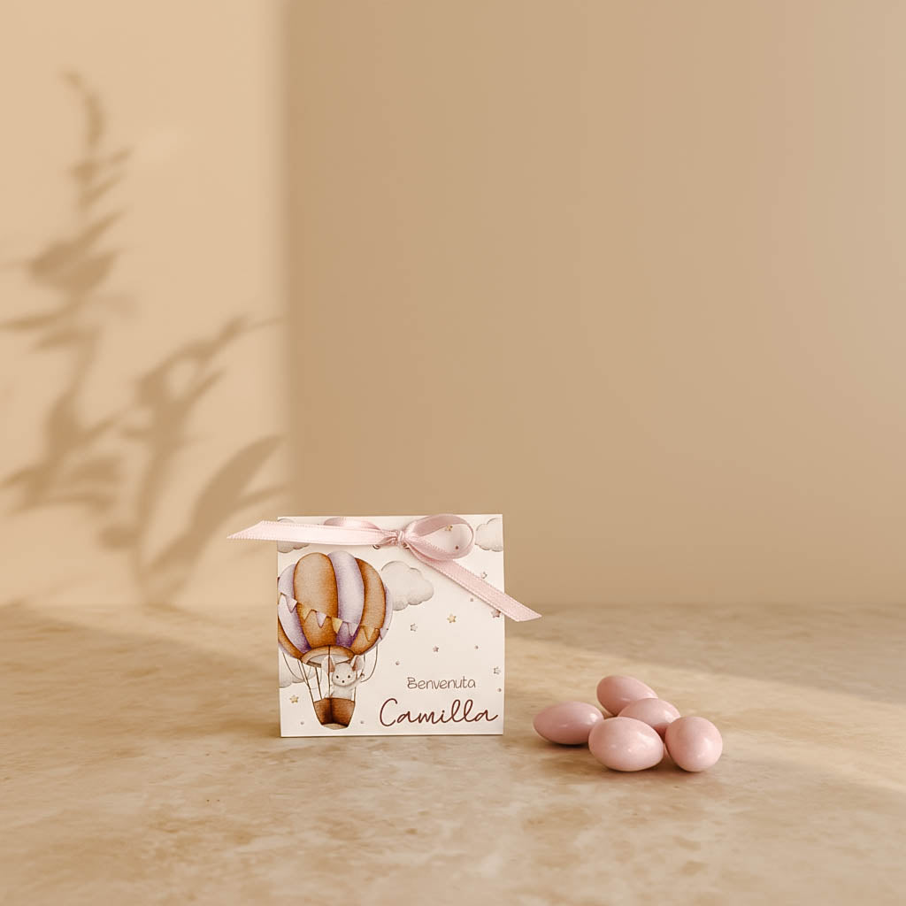 Box Confetti - Topolino Mongolfiera