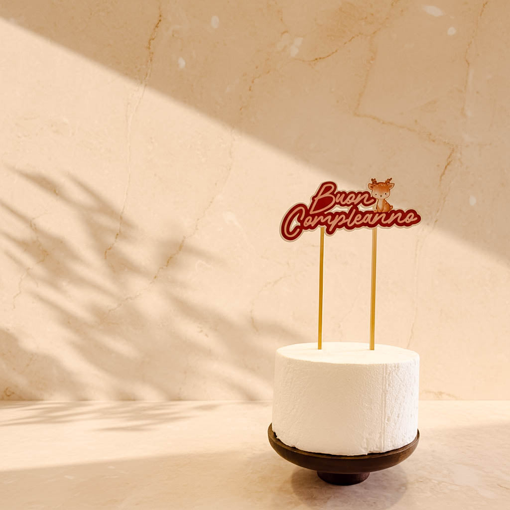 Cake Topper Sagomato - Bosco