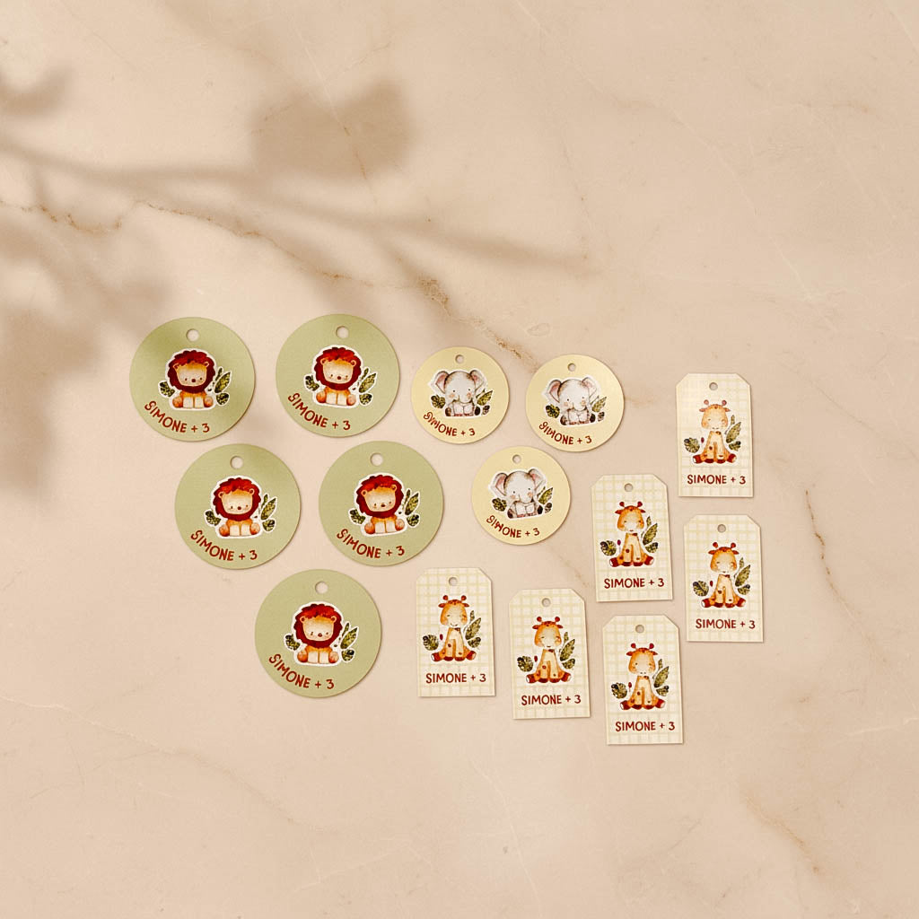 Tag Bomboniera - Giungla