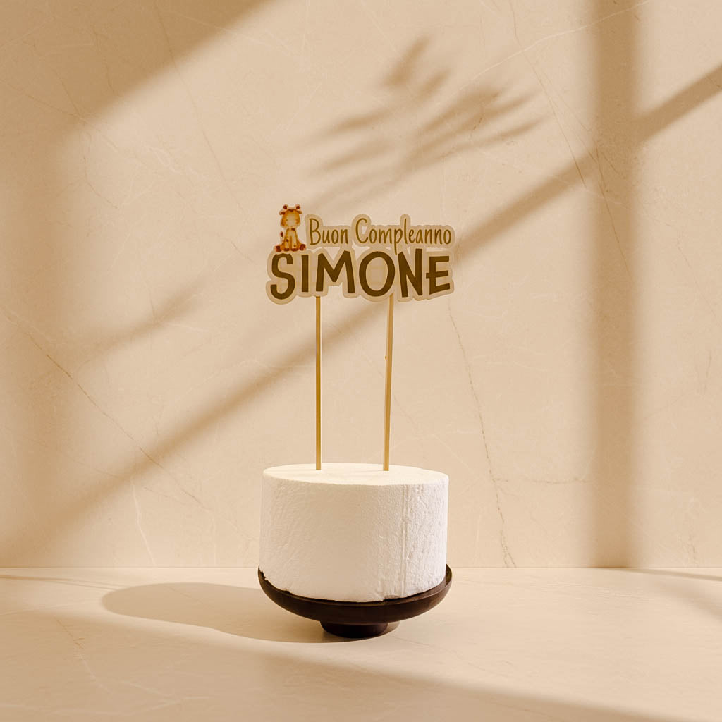 Cake Topper Sagomato - Giungla