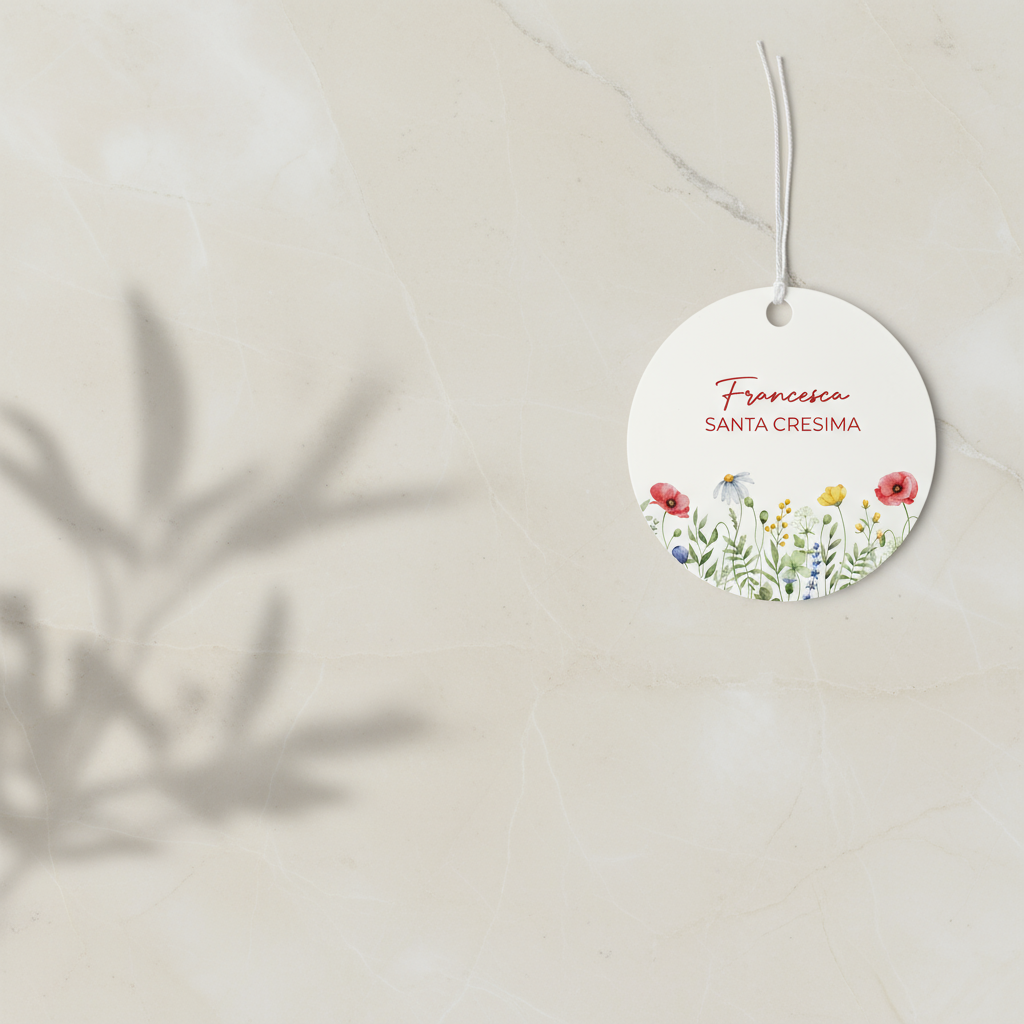 Tag Bomboniera - Campo di Papaveri