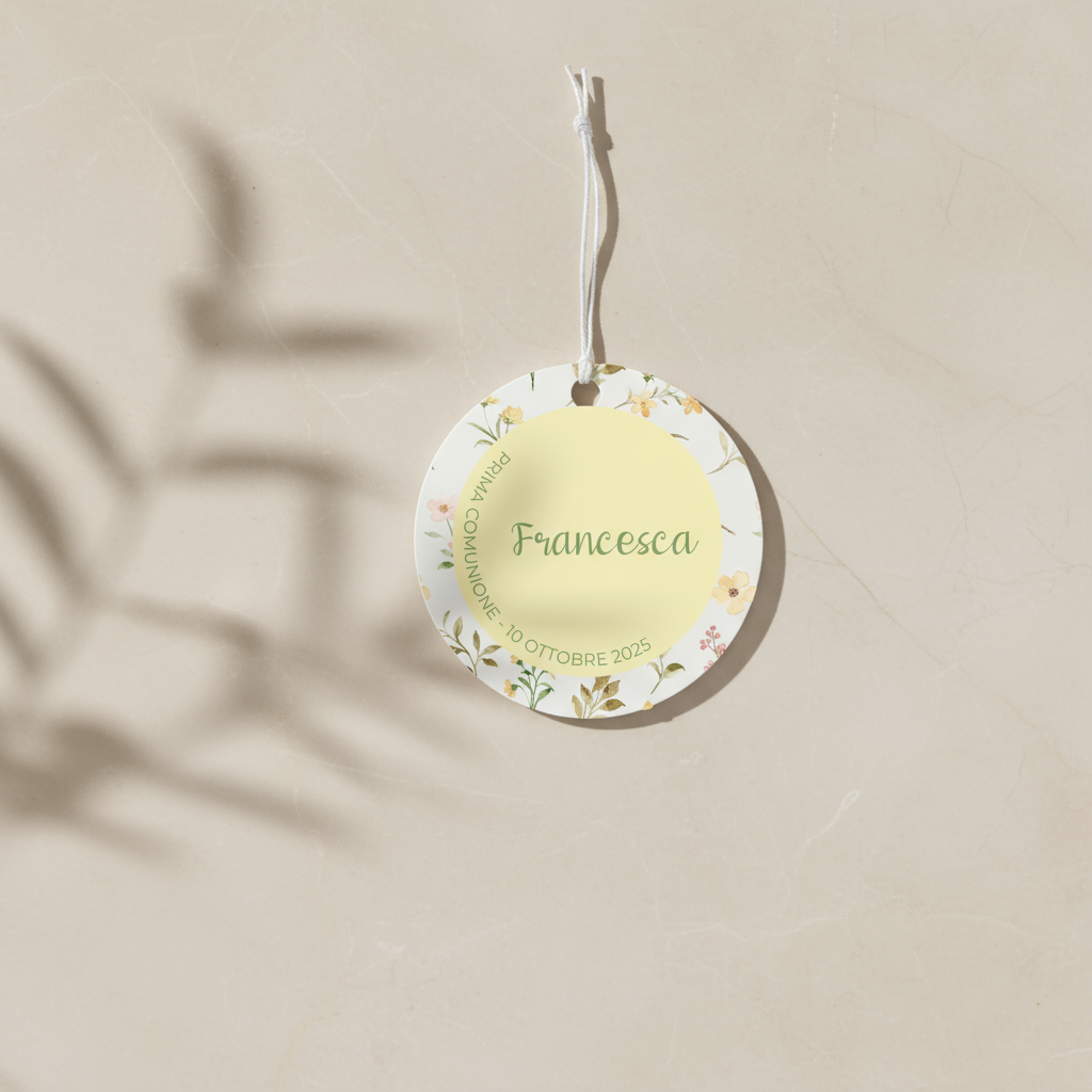 Tag Bomboniera - Petali di Sole