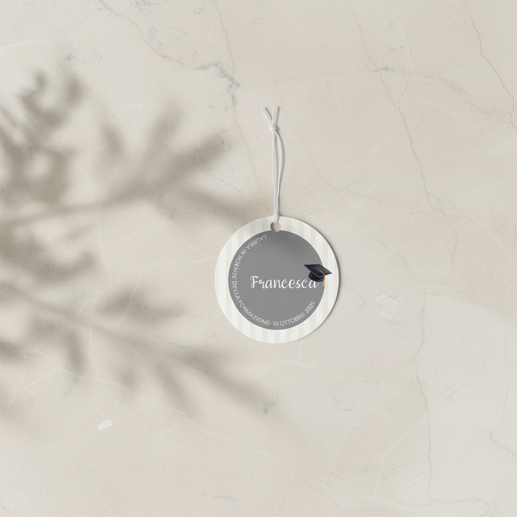 Tag Bomboniera - “Sfumature di Saggezza” Laurea in Scienze della Formazione