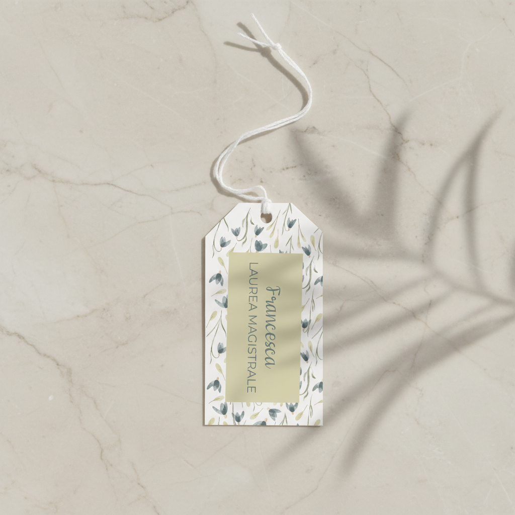 Tag Bomboniera - Verde Vittoria