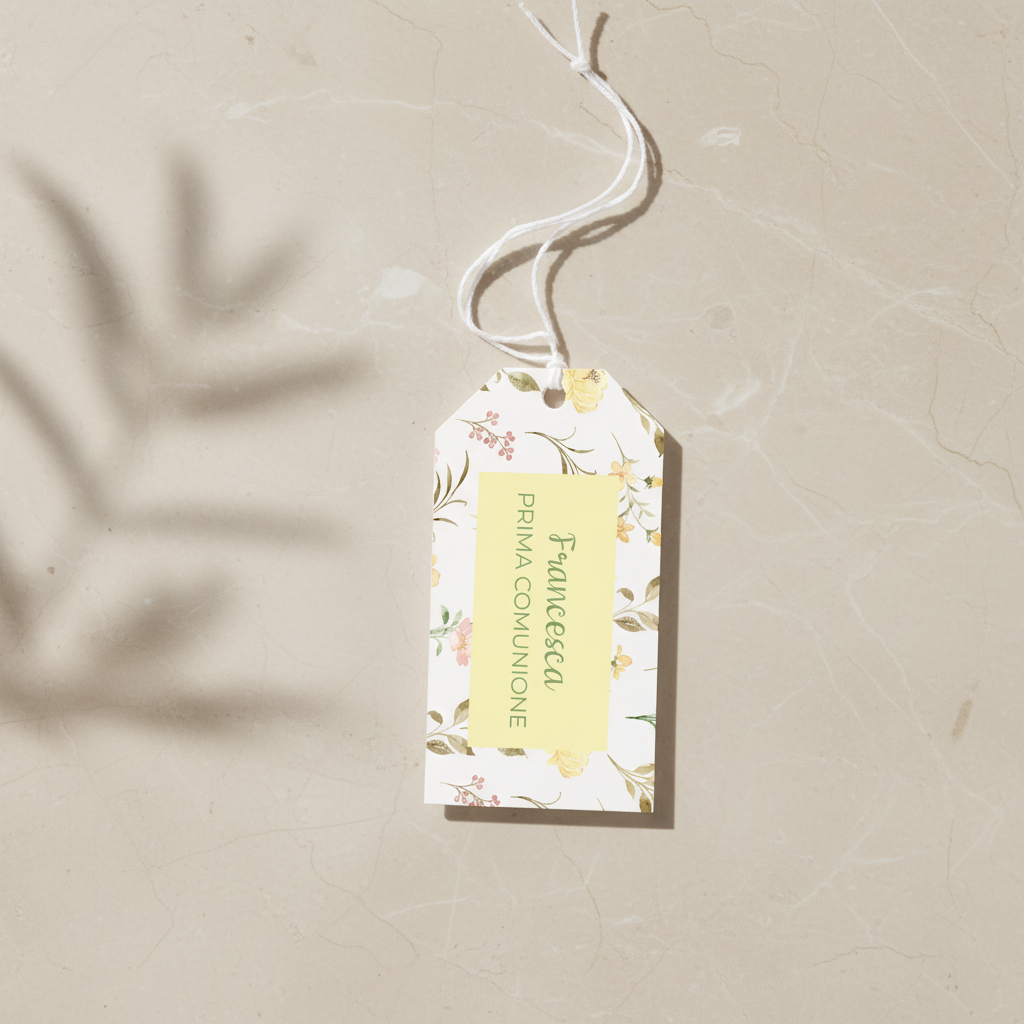 Tag Bomboniera - Petali di Sole