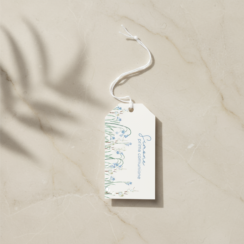 Tag Bomboniera - Cielo d’Aprile