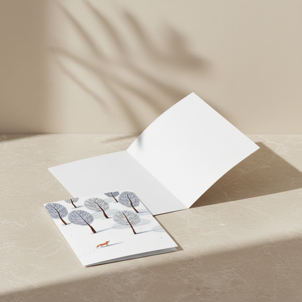 Biglietto d'Auguri - Volpe