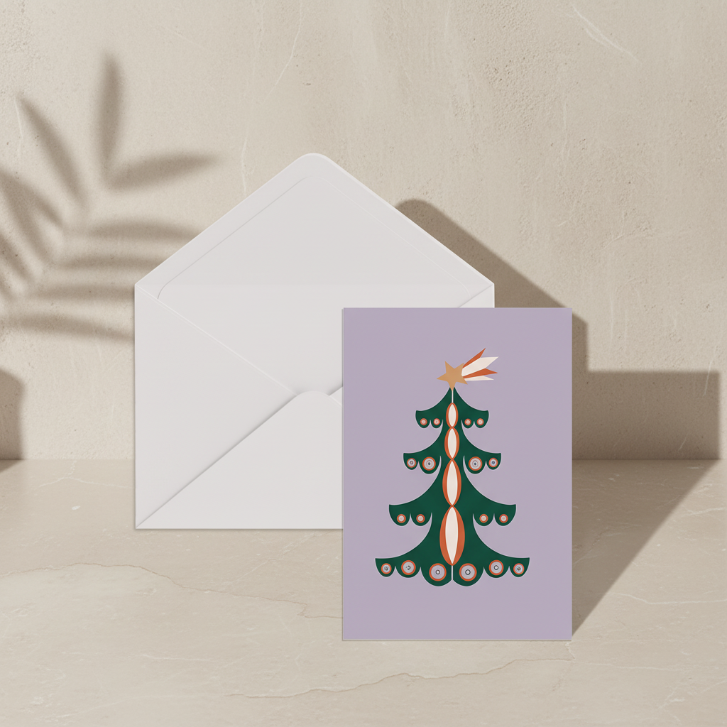 Biglietto d'Auguri - Albero