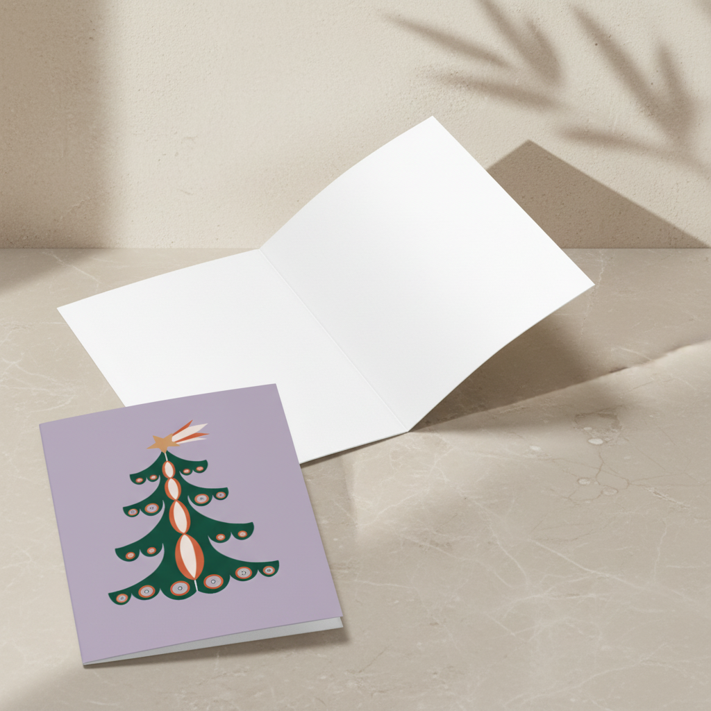 Biglietto d'Auguri - Albero