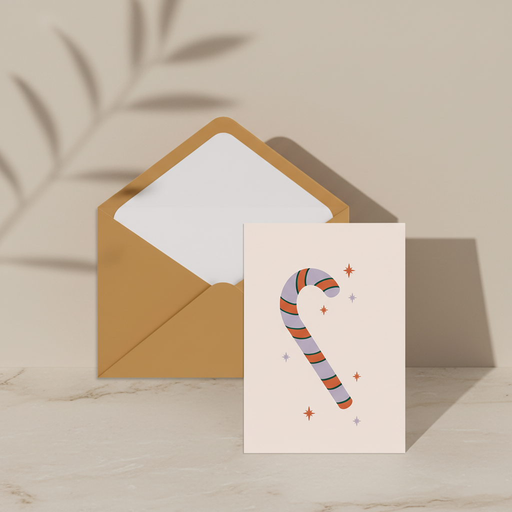 Biglietto d'Auguri - Candy Canes