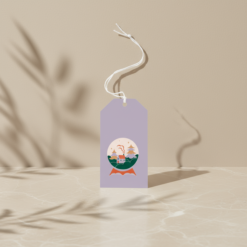 Tag Pacco Regalo - Snowball