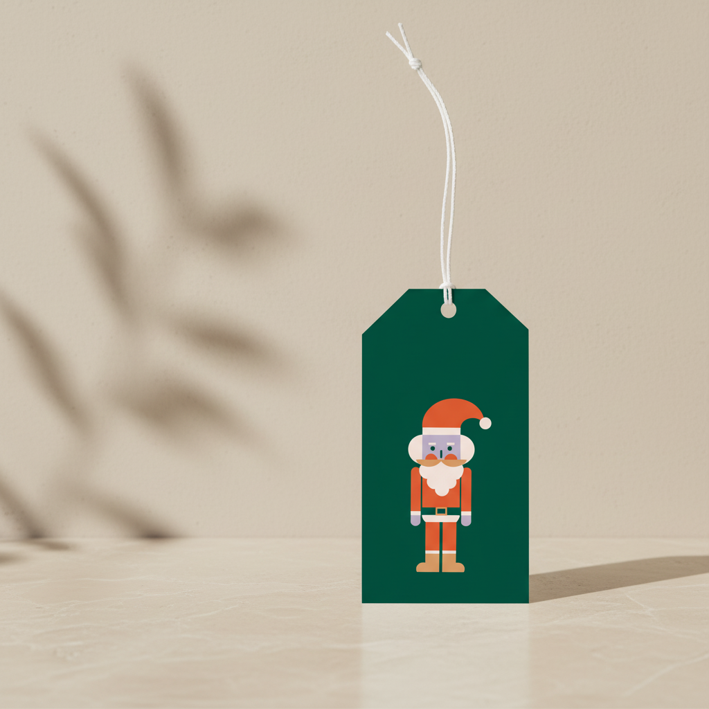 Tag Pacco Regalo - Babbo Natale