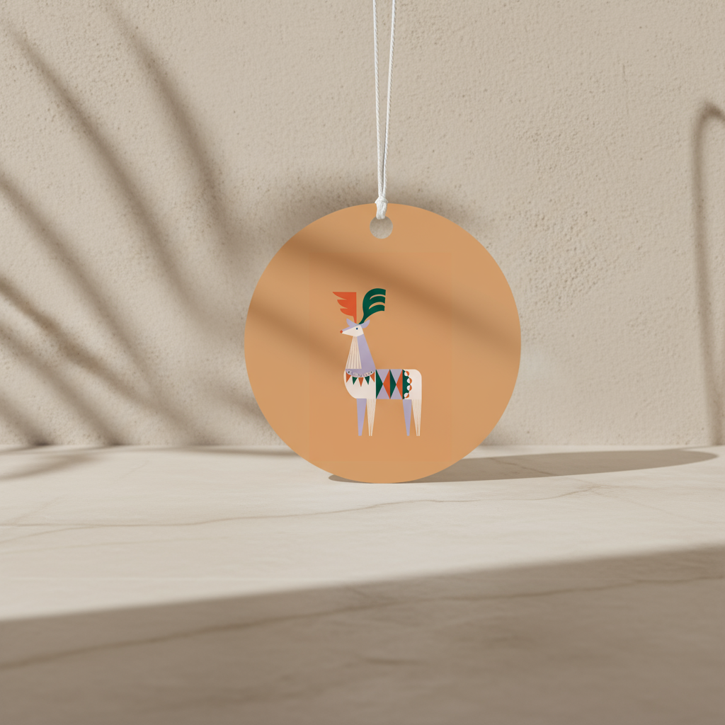 Tag Pacco Regalo - Renna