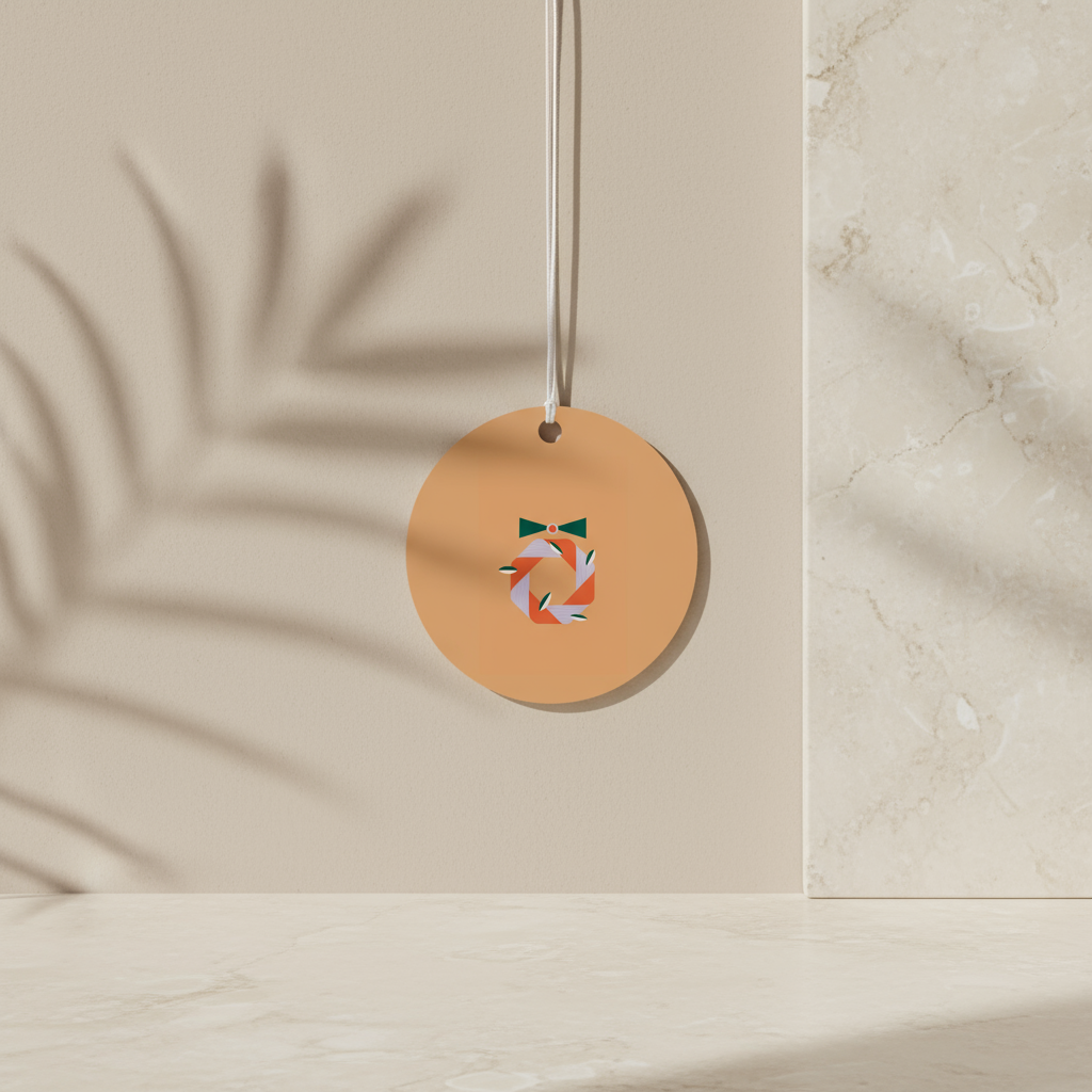 Tag Pacco Regalo - Ghirlanda