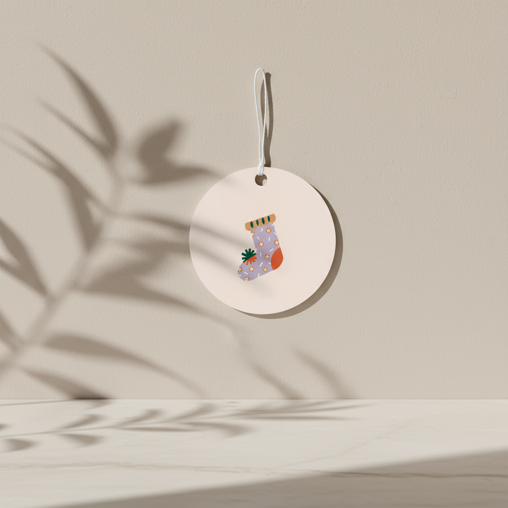 Tag Pacco Regalo - Calza di Natale