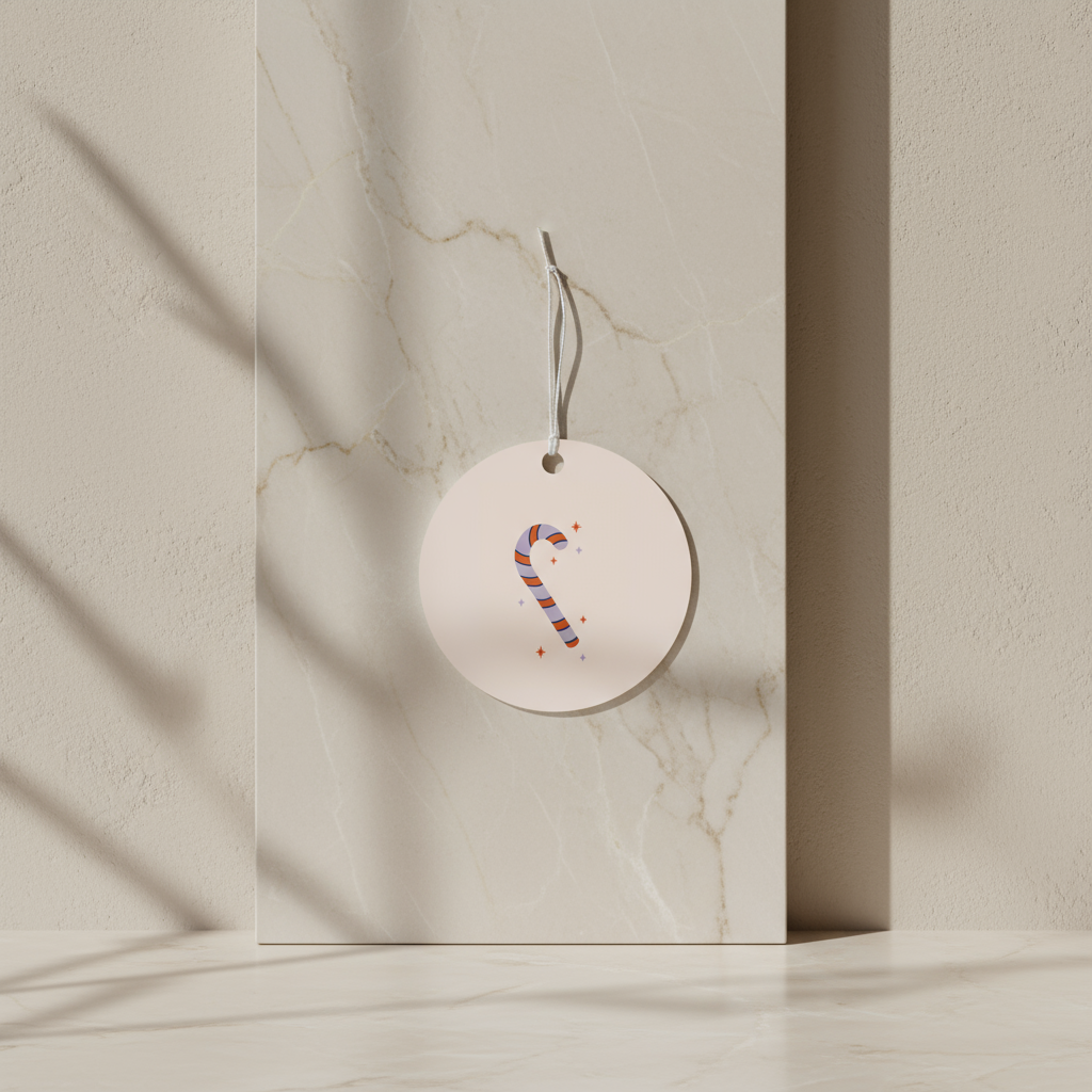 Tag Pacco Regalo - Candy Canes