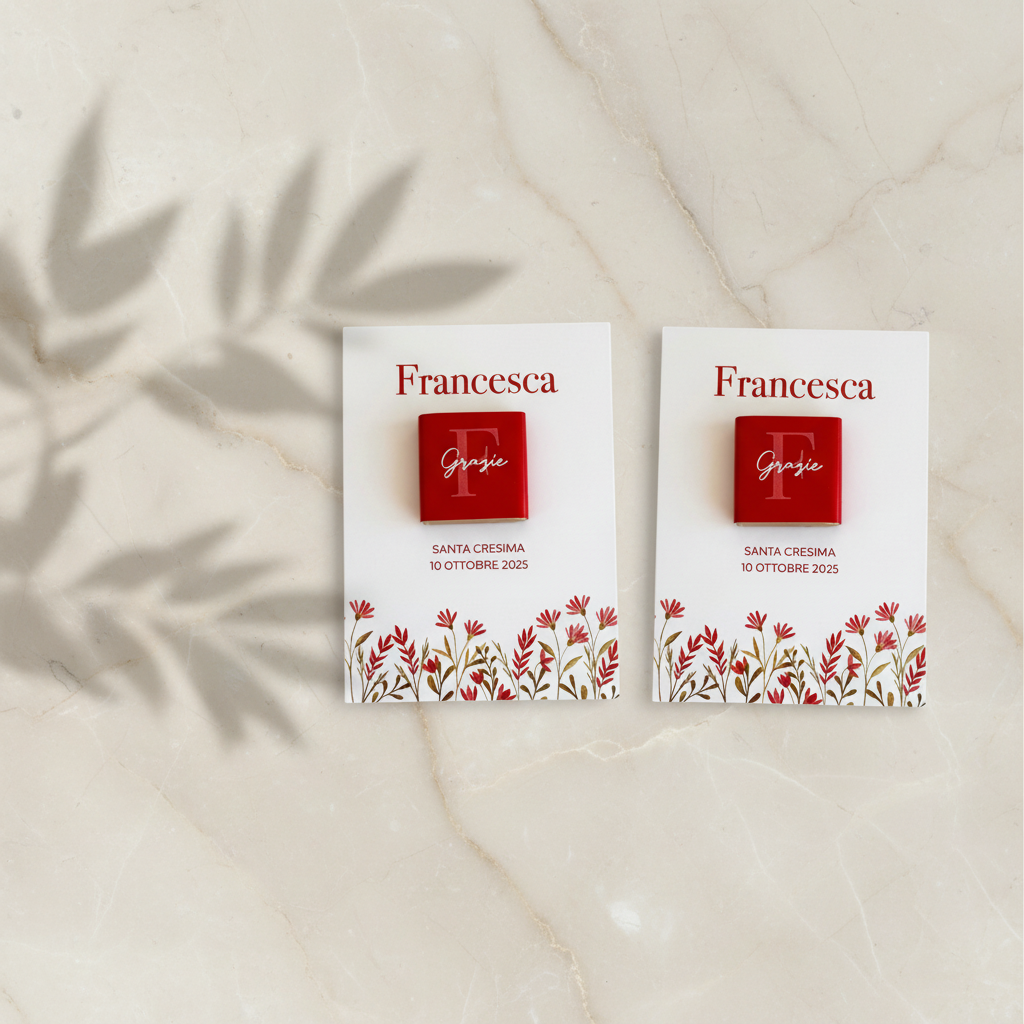 Card Ringraziamento - Fiore di Luce