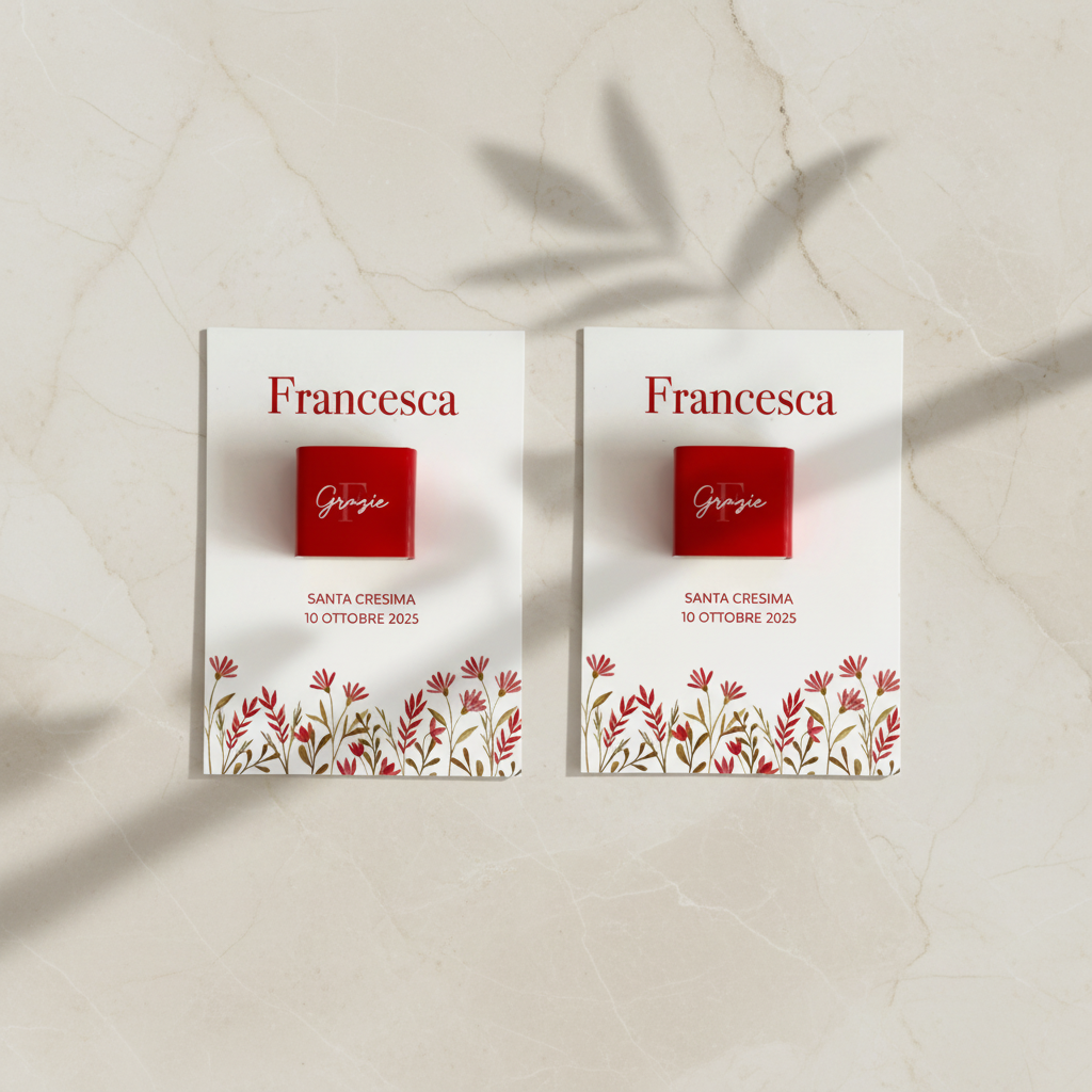 Card Ringraziamento - Fiore di Luce