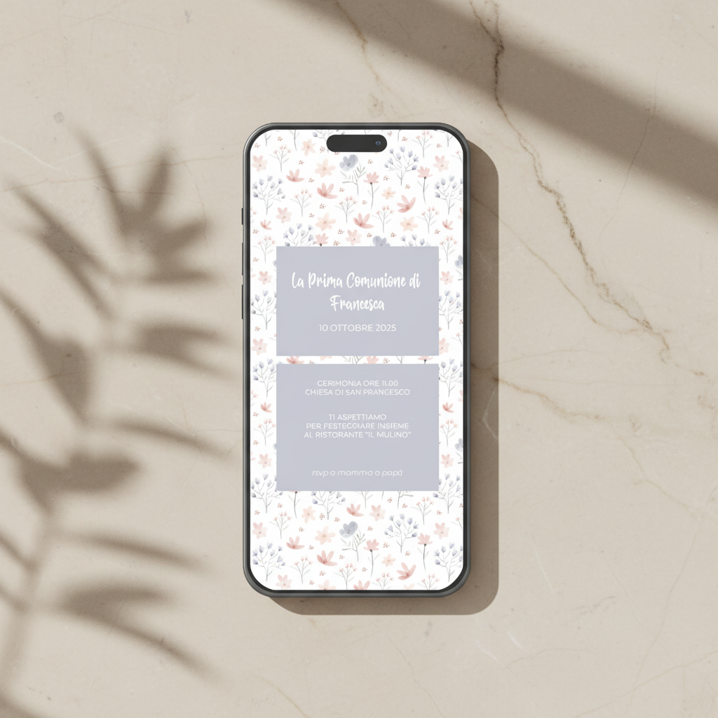 Invito Digitale - Lilla dei Sogni